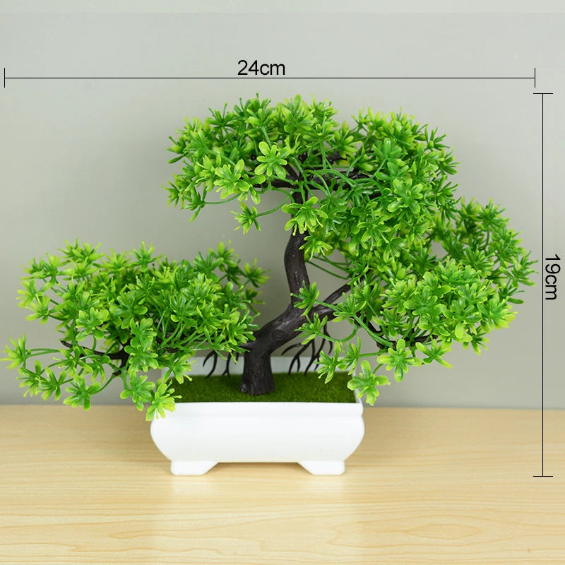 Bonsai Artificial em Vaso - Verde Jardim