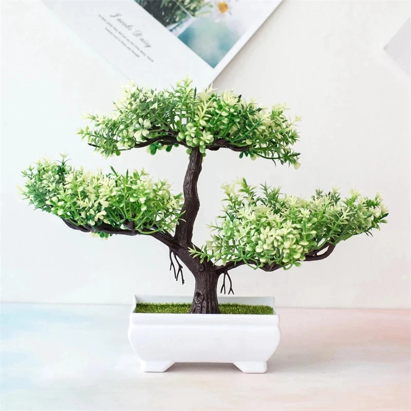 Bonsai Artificial em Vaso - Verde Jardim