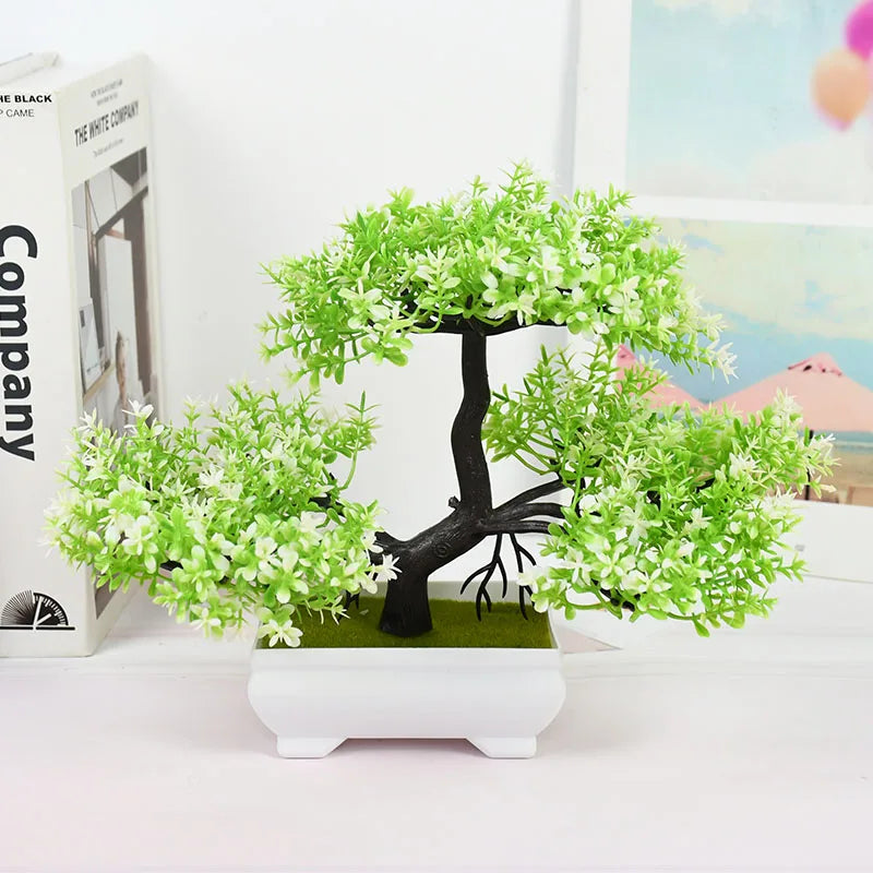 Bonsai Artificial em Vaso - Verde Jardim