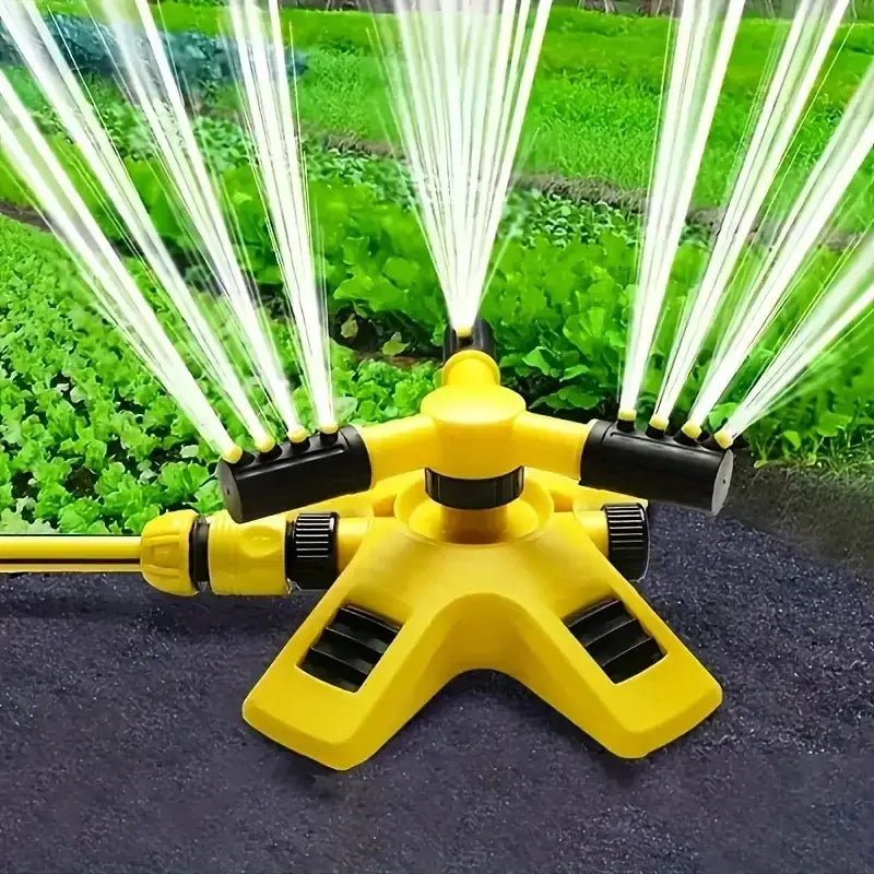 Cabeça de Aspersor Rotativa Automática 360° – Verde Jardim