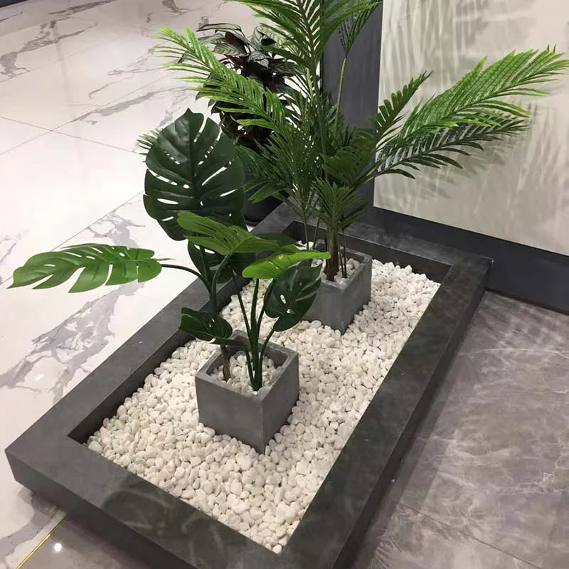 Pedra Decorativa de Calçada para Bonsai e Suculentas - Verde Jardim