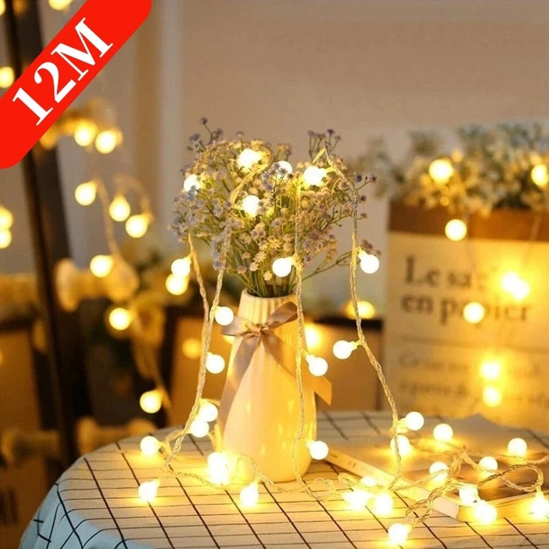 Luzes LED Decorativas de String – Perfeitas para Festas, Casamentos e Decoração