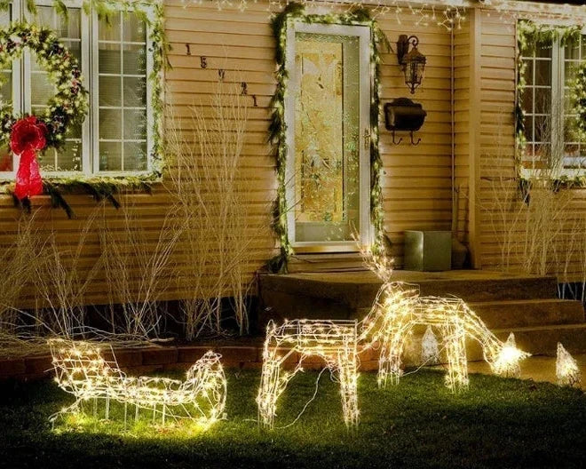 Luz Solar de Fadas para Exterior - Verde Jardim.