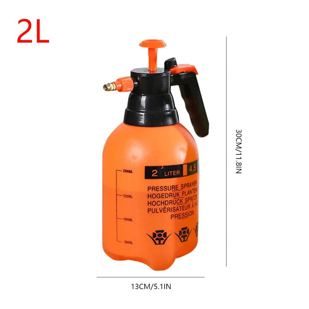 Pulverizador de Jardim Portátil 3L - Pressão Manual com Bico Ajustável